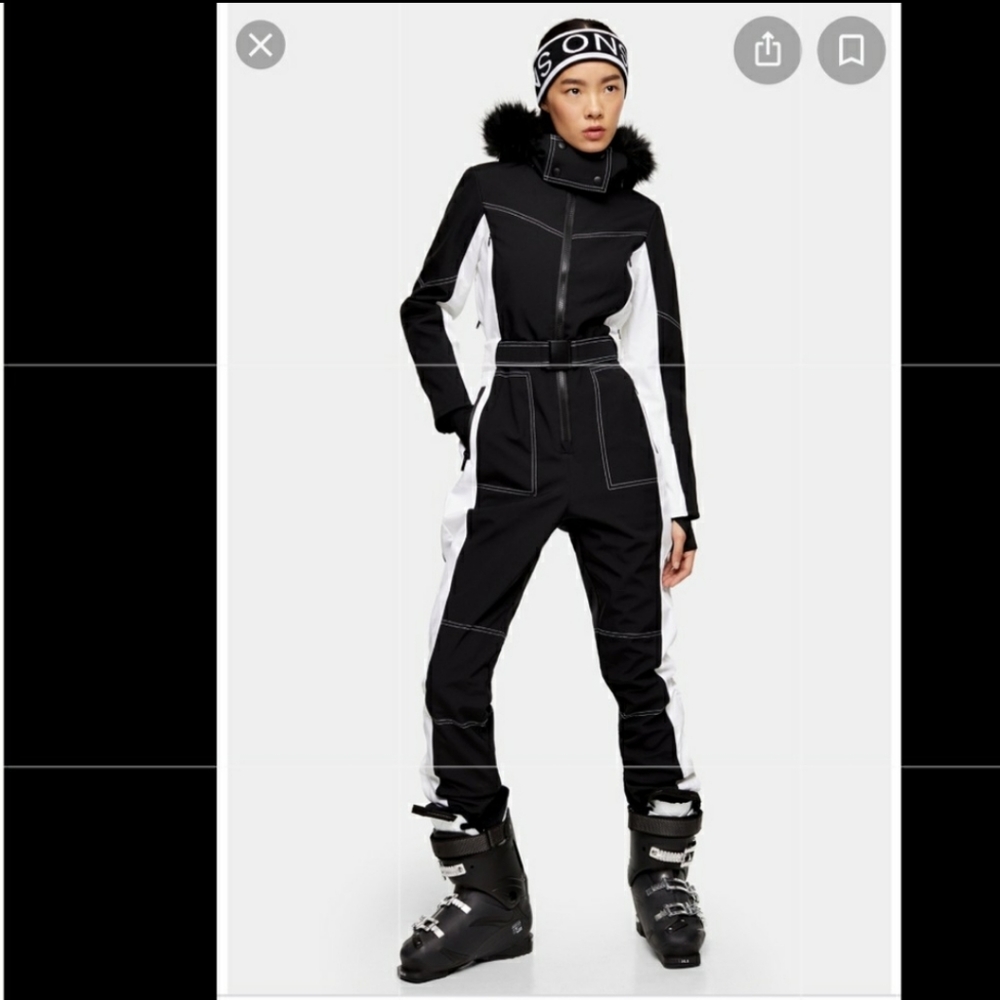 Iso topshop sno ski suit size 8